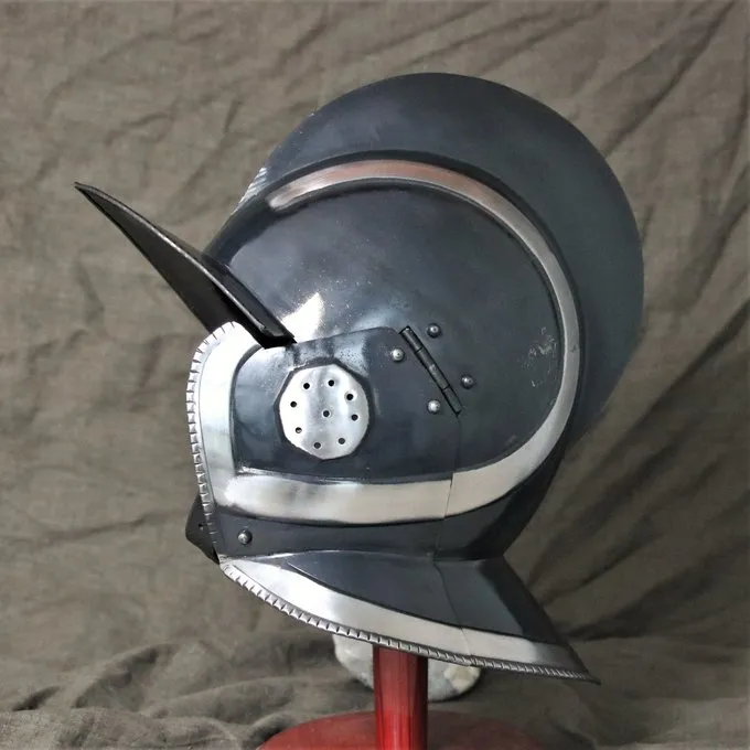Mytholon 17. århundrede Burgunderhjelm Kaspar Bruneret - Billede 3