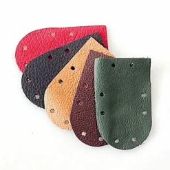 50x Nappalæder Runde Stykke For Skala Rustning, Lys Brun