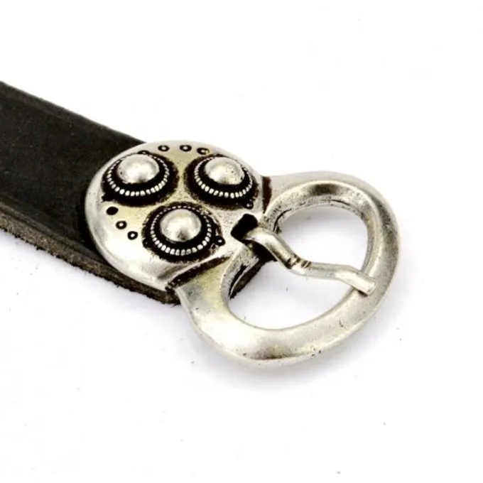 Alemanic Bælte, Sort, Messing