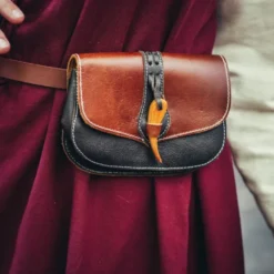 Leonardo Carbone Bag Beocca Med Knap Træ