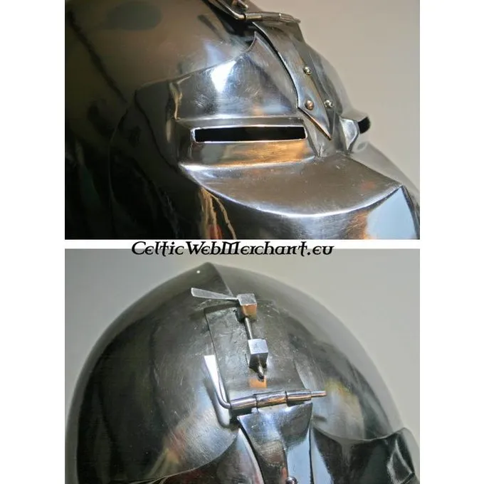 Ulfberth Bascinet Med Visir - Billede 3
