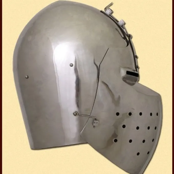 Ulfberth Bascinet Med Visir - Billede 4