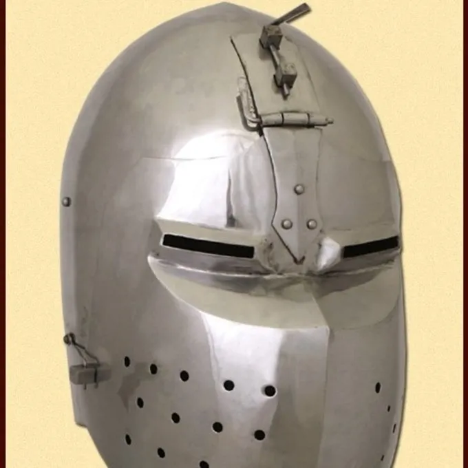 Ulfberth Bascinet Med Visir - Billede 5