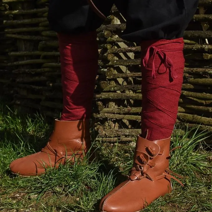 Benviklere Med Sildeben Motiv, Rød - Billede 6