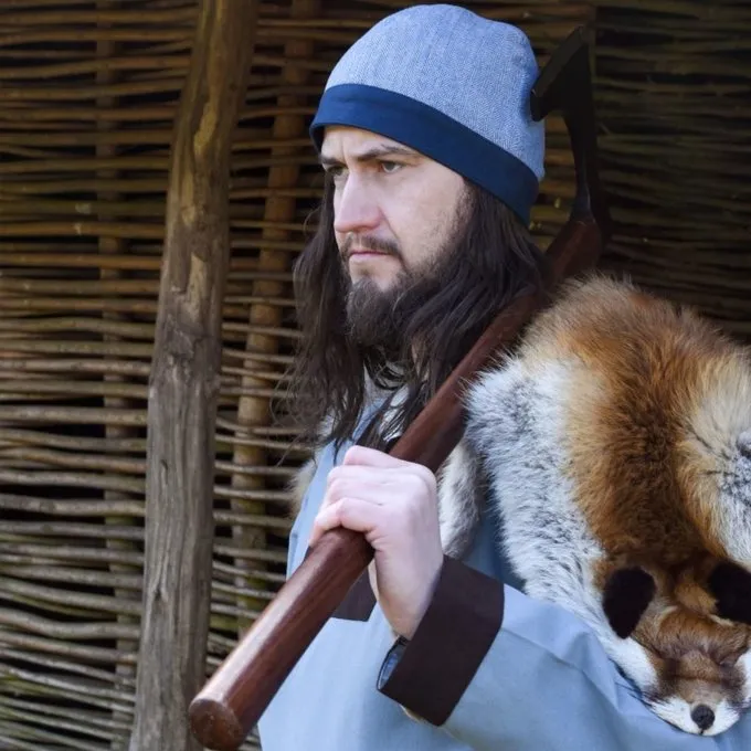 Birka Hat Sildben Motiv, Blå - Billede 2