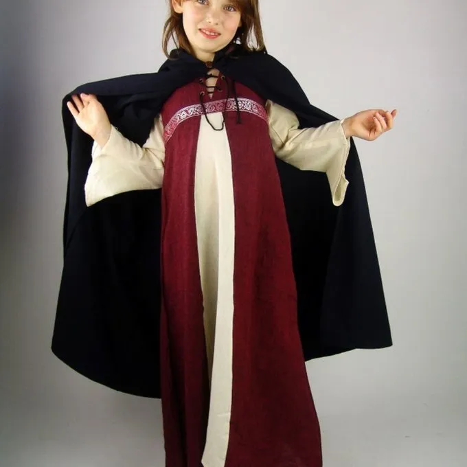 Leonardo Carbone Bomulds Børnemantel Blå - Billede 2