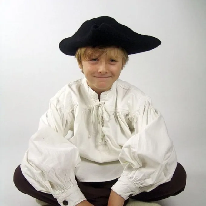 Leonardo Carbone Børne Tricorn Sort
