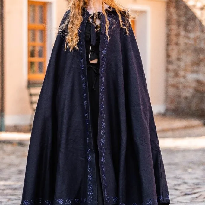 Leonardo Carbone Broderet Kappe Damia, Blå - Billede 6