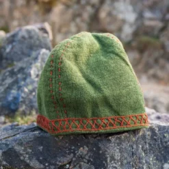 Leonardo Carbone Broderet Viking Hat Ulf, Green