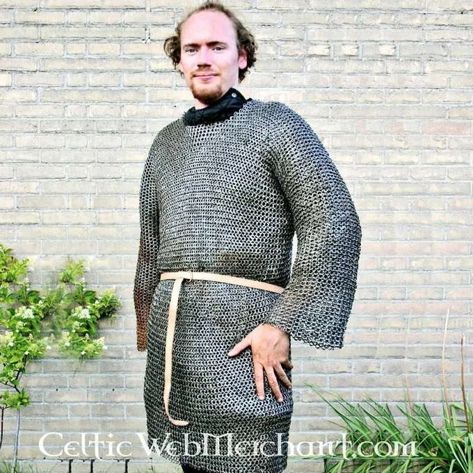 Ulfberth Brynjefrakke Med Mid-længde ærmer, Flade Ringe - Kile Nitter, 8 Mm - Billede 3