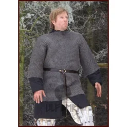 Ulfberth Brynjefrakke Med Mid-længde ærmer, Flade Ringe - Runde Nitter, 8 Mm