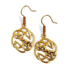 Celtic Knot øreringe, Bronze