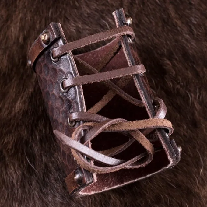 Deepeeka Celtic Læder Armbånd Triquetra - Billede 3