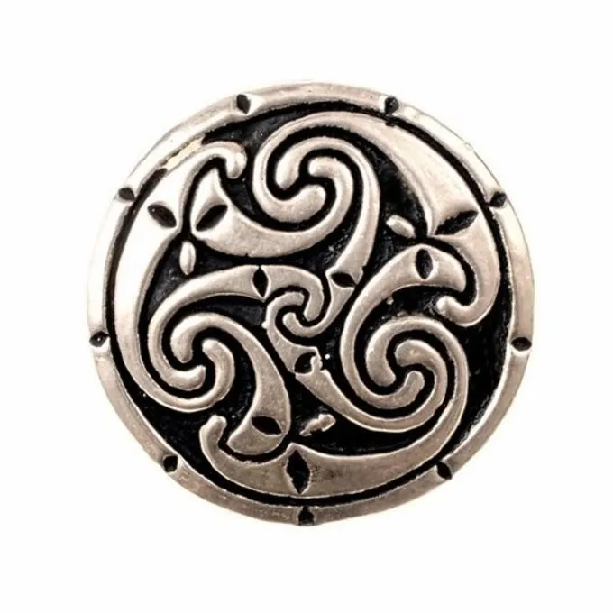 Celtic Ring Med Triskelion, Bronze