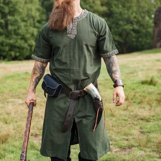 Leonardo Carbone Celtic Tunika, Korte ærmer, Grøn - Billede 3