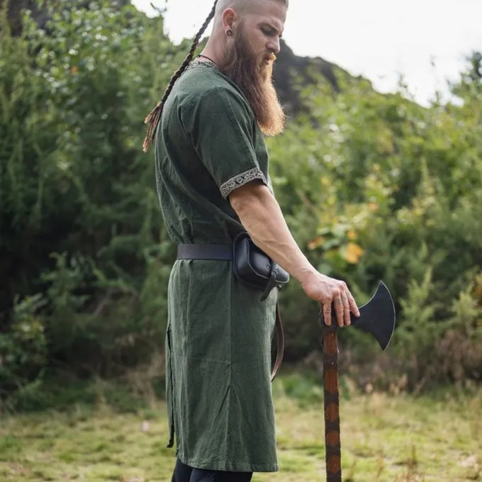 Leonardo Carbone Celtic Tunika, Korte ærmer, Grøn - Billede 4