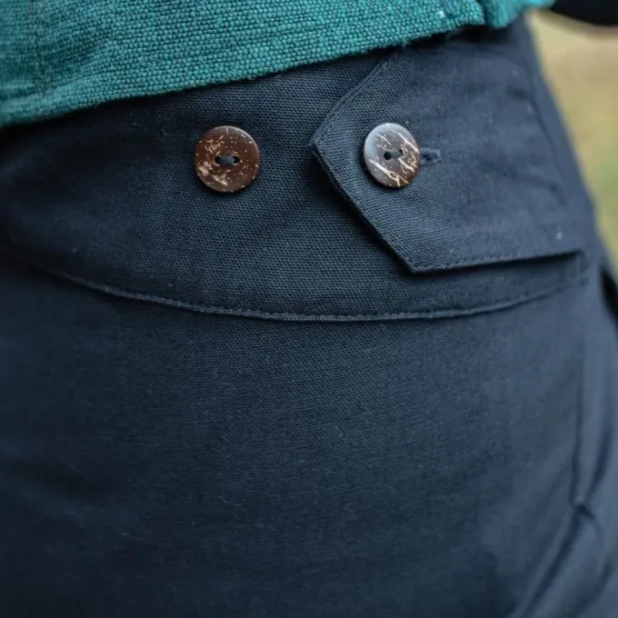 Burgschneider Damer Bukser Kerga, Sort - Billede 4