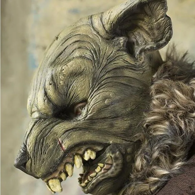 Epic Armoury Gnaver Mask Brown, LARP Mask - Billede 2