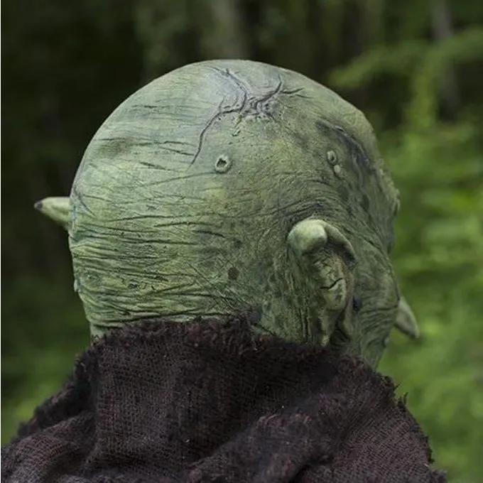 Epic Armoury Goblin Mask Green, LARP Mask - Billede 5