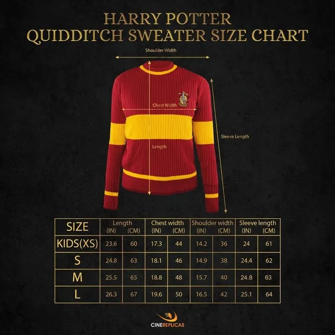 Cinereplicas Harry Potter: Quidditch Sweater, Gryffindor - Billede 4