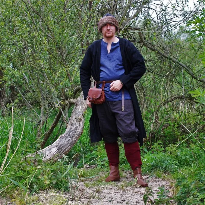 Leonardo Carbone Kaftan Gustav, Sort - Billede 5