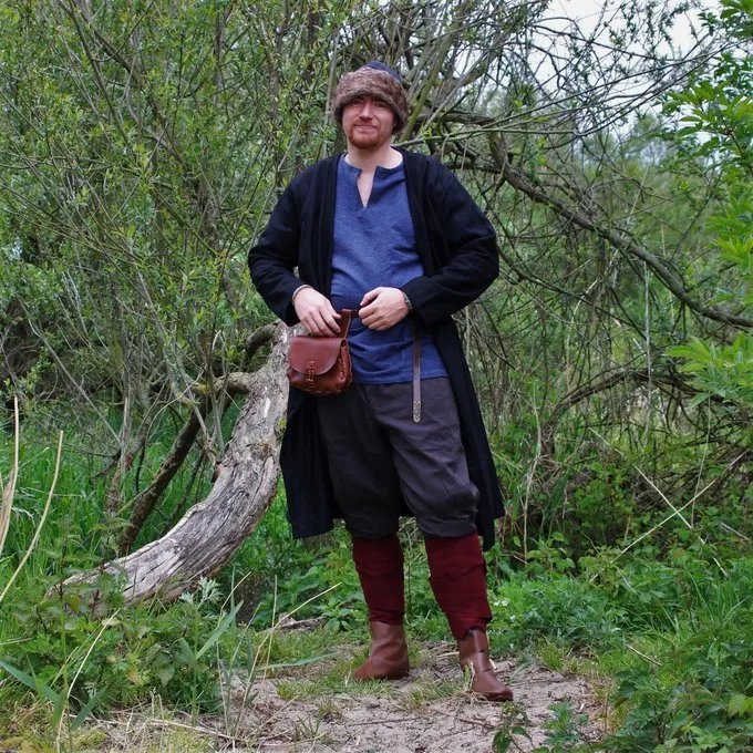 Leonardo Carbone Kaftan Gustav, Sort - Billede 6