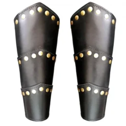 Leonardo Carbone Læder Armskinner Victor, Sort