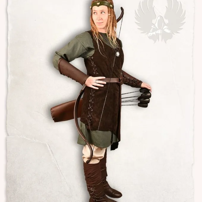 Mytholon Læder Kjole Lunette, Sort - Billede 3