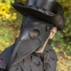 Epic Armoury Læder Maske Pest Læge, Sort