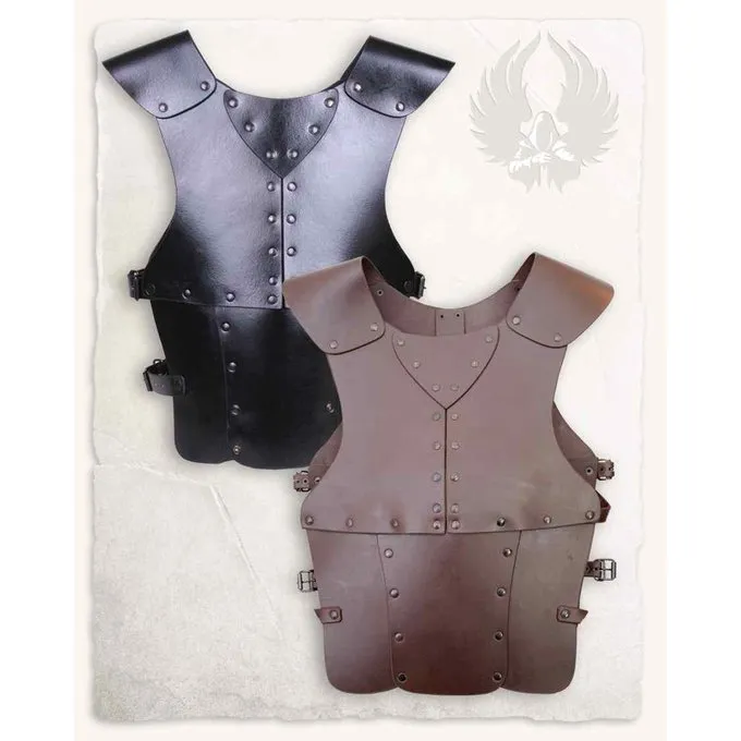 Mytholon Læderbørns Rustning Felix, Sort - Billede 2