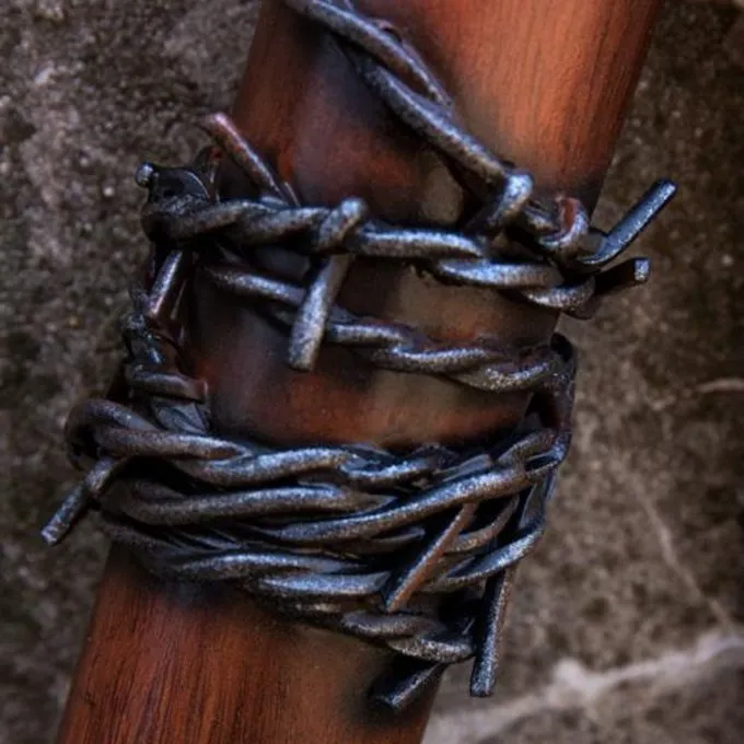 Epic Armoury Larp Baseball Bat Pigtråd, 80 Cm, Træ - Billede 3