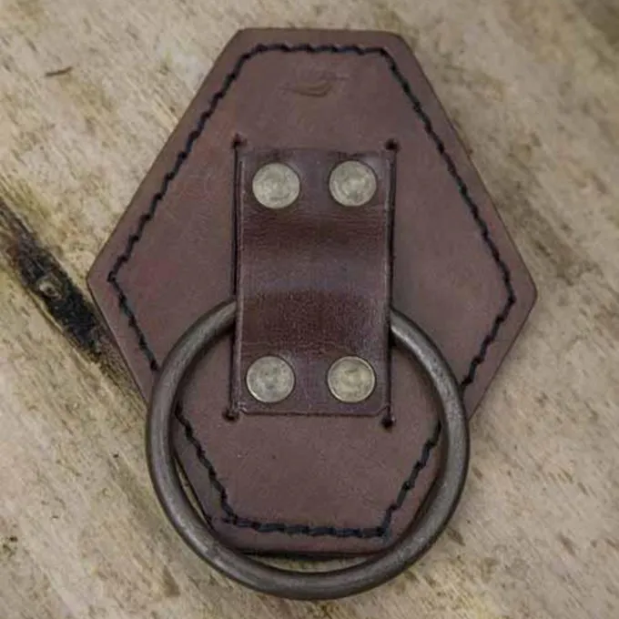Epic Armoury LARP Sværdholder Med Ring, Brun - Billede 2
