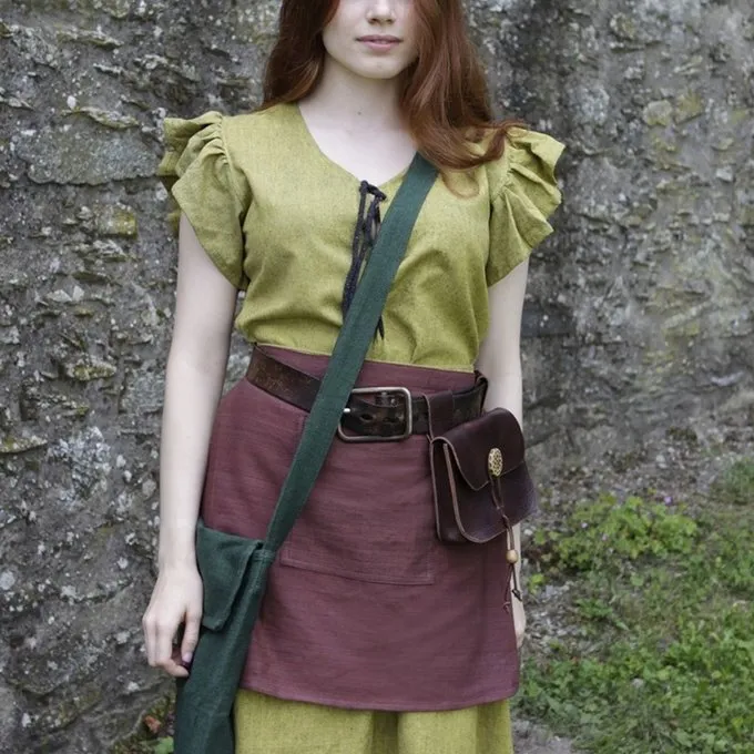 Burgschneider Medieval Taske Ehwaz, Grøn - Billede 2