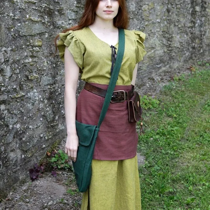 Burgschneider Medieval Taske Ehwaz, Grøn - Billede 3