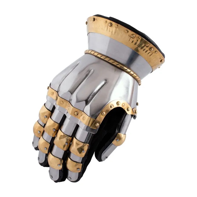 Deepeeka Medieval Timeglas Gauntlets Churburg, 1,2 Mm - Billede 2