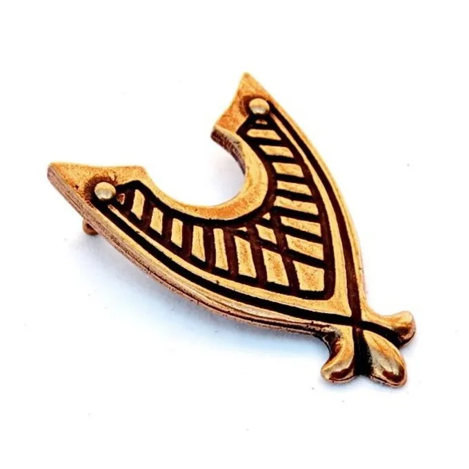 Middelalderbælte Ende 4,5 Cm, Bronze