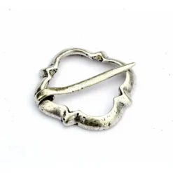 Middelalderlig Broche Eva Af Reims, Sølvfarvet