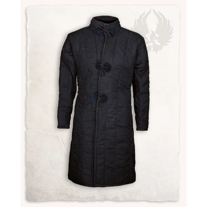 Mytholon Middelalderlig Gambeson Shapur Sort