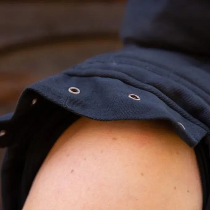 Epic Armoury Middelalderlig Gambeson Warrior Sort - Billede 5