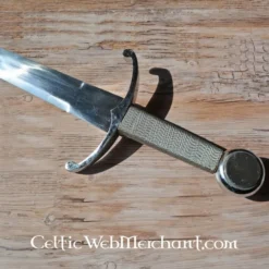 Deepeeka Middelalderlig Sværd Med Bøjet Korsværn