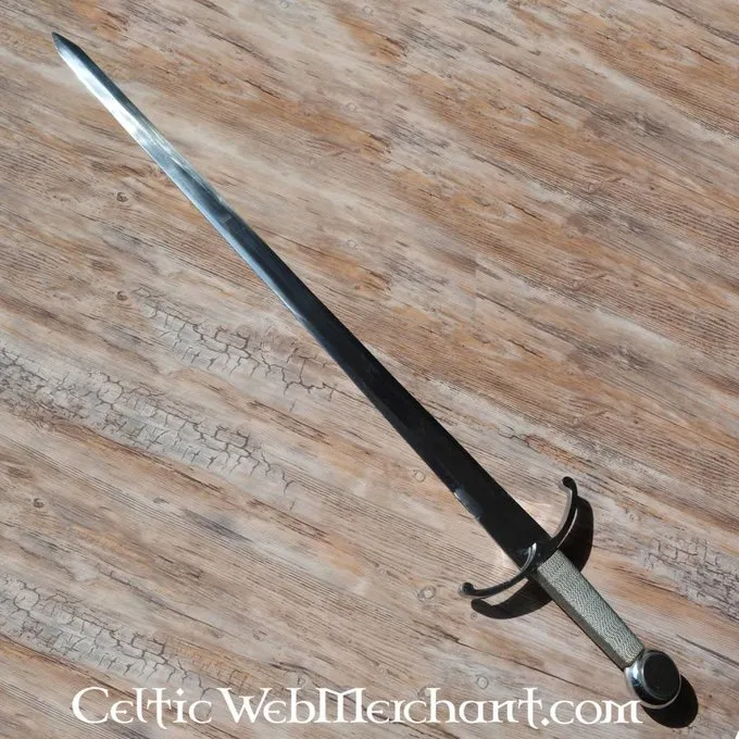 Deepeeka Middelalderlig Sværd Med Bøjet Korsværn - Billede 4