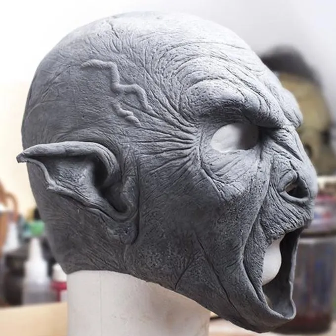 Epic Armoury Orc Maske, Umalet - Billede 2