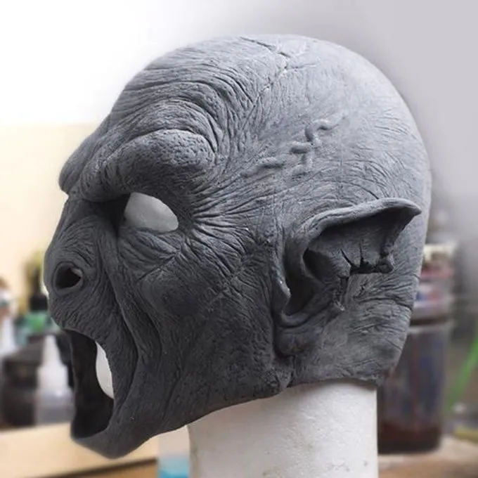 Epic Armoury Orc Maske, Umalet - Billede 4