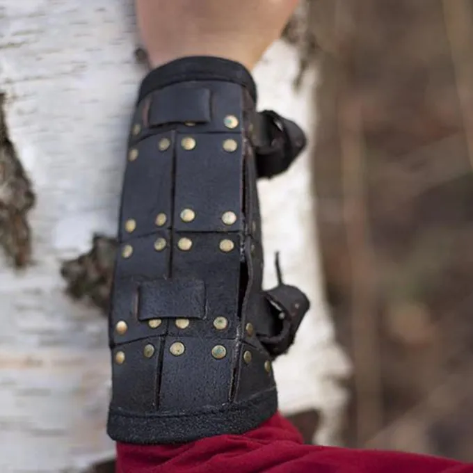 Epic Armoury Par Armbeskyttere I Plade Fighter, Sort - Billede 3