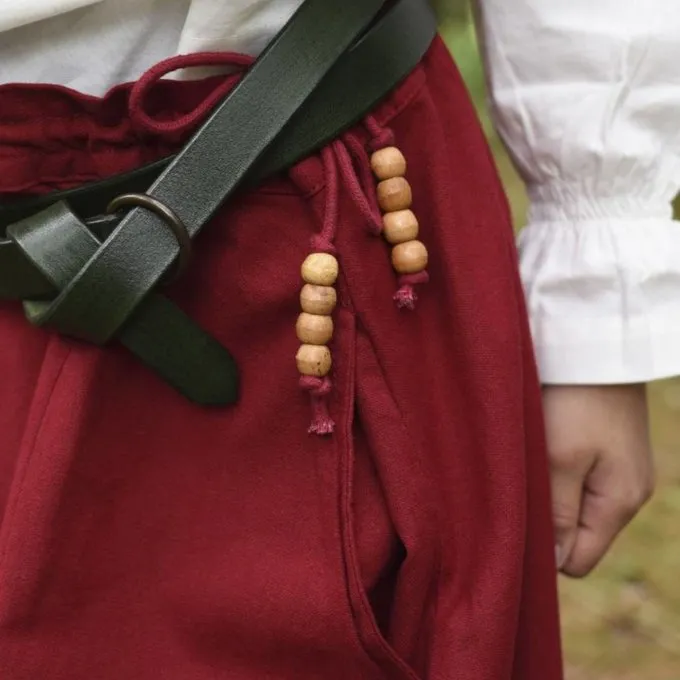 Pige Nederdel Loreena, Rød - Billede 4