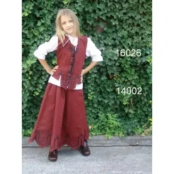 Leonardo Carbone Piges Nederdel Eva Rød