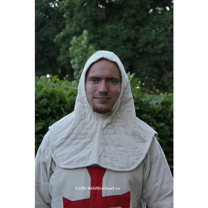 Marshal Historical Polstret Hætte Med Krave - Billede 3