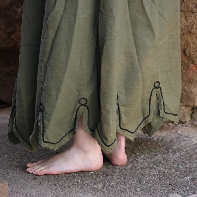 Leonardo Carbone Renæssance Skørt , Grøn - Billede 4