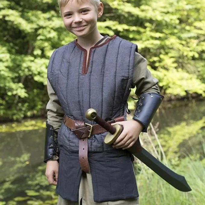 Epic Armoury RFB Ærmeløs Gambeson Til Børn, Sort - Billede 3