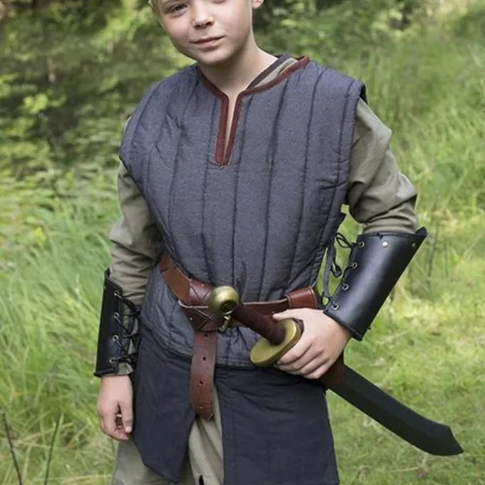 Epic Armoury RFB Ærmeløs Gambeson Til Børn, Sort - Billede 4